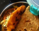 A picture of step 4 of Chana tacos.