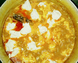 A picture of step 6 of Oha soup.