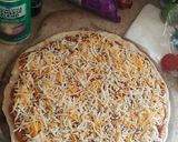 A picture of step 3 of Homemade Stuffed Crust Pizza.