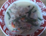Foto langkah ke 5 dari resep Lodeh Nangka Bumbu Ulek.