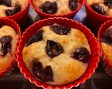 TudatosantESZEM túrós-meggyes muffin (gm is készíthető, fogyókúrába illeszthető, este is ehető) recept fázis 5 fotója