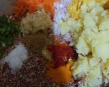 A picture of step 2 of Sprout Ragi cutlets.