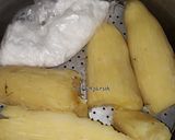 Foto langkah ke 1 dari resep Getuk Singkong Keju Pelangi.