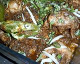 A picture of step 7 of Highway Chicken Karahi.