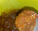 A picture of step 3 of Adalu. (egbo ati ewa).