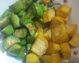Foto langkah ke 1 dari resep Tumis Terong hijau + Tahu.