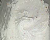 A picture of step 5 of Redvelvet swiss roll.