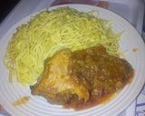 A picture of step 6 of Tumeric ginger spaghetti.