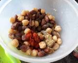 Pita Bread Chick Pea Kidney bean filling with Tzatziki sauce recipe step 11 photo