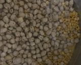 A picture of step 1 of Chana Bhatura.
