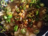 Kikil kecap Cabai ijo