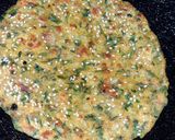 A picture of step 3 of Methi & Bathua paratha.