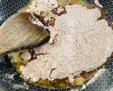 A picture of step 2 of Ragi Gur Papadi.