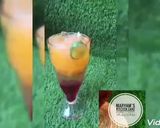 A picture of step 2 of Orange sunrise.