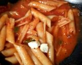 A picture of step 7 of Pasta arrabiata / red sauce.