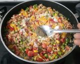 A picture of step 6 of Mexican Rice.