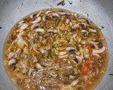 A picture of step 4 of Veg Thukpa Soup (my version).