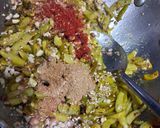 A picture of step 5 of Tindora dry sabji.