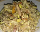 Foto langkah ke 4 dari resep Tumis jantung pisang.