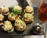 Foto del paso 3 de la receta: Champiñones rellenos de risotto en base de patata🌱vegetariana