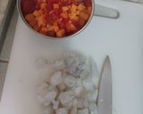 รูปขั้นตอนการทำที่ 1 ของ ไข่เจียวกุ้งทรงเครื่อง