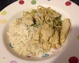 A picture of step 9 of Thai green curry.