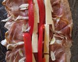 Pas rețetă Ruladă de cotlet cu jambon, cașcaval, ardei și usturoi 2 fotografie