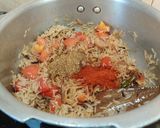 A picture of step 6 of Tomato Rice in Cooker.