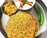 A picture of step 9 of Jowar Millet Vegetable Paratha.