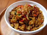 Tumis Telur Dadar Cabe Hijau