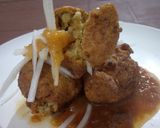 A picture of step 8 of Laddo peethi.