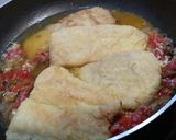 Foto del paso 3 de la receta: Perca "responsable" en salsa de piquillo