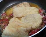 Foto del paso 3 de la receta: Perca "responsable" en salsa de piquillo