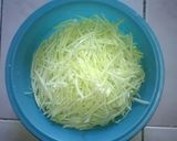 Foto langkah ke 2 dari resep Tumis pepaya muda dan kol.