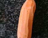 A picture of step 1 of Airfryer sweet potato with cream cheese dip.