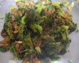 A picture of step 4 of Broccoli bhaji.