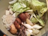Sukiyaki/"Gyunabe" beef pot