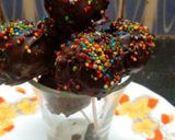 चोको केक पॉप्स (choco cake pops recipe in Hindi) रेसिपी चरण 3 फोटो