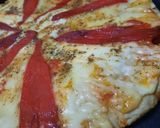 Foto del paso 9 de la receta: Primer pizza del año de jamón y morrón compartida con amigas