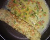 Foto langkah ke 3 dari resep Korean egg roll.