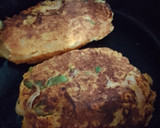 Foto del paso 6 de la receta: Pan de verduras relleno en sartén sin tacc