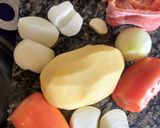 Foto del paso 1 de la receta: Tapa de asado al horno con chorizos, papas y verduras