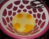 A picture of step 1 of Double Heart cake.