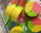 Foto langkah ke 3 dari resep Bolu Kukus Pelangi.