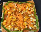 ब्रेड गाजर पिज़्ज़ा (bread gajar pizza recipe in Hindi) रेसिपी चरण 3 फोटो