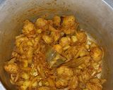 A picture of step 3 of Masala soya rice.