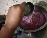 A picture of step 4 of Pomegranate Syrup.