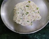 A picture of step 1 of Sago Appe/Sabudana Vada.