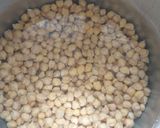 A picture of step 1 of White chickpeas curry n Bhatura #4week challenge# Charity recipe.