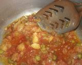 A picture of step 2 of Pav bhaji khichdi.